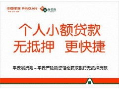 城固县小额贷款正规